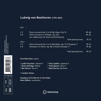 2CD Ludwig van Beethoven: Piano Concertos Part 2 DIGI 432120