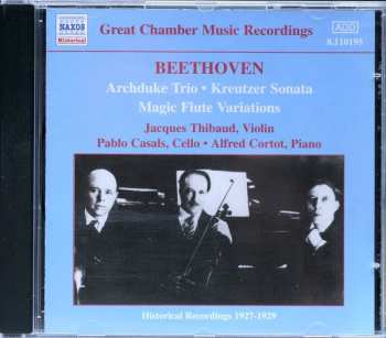 Album Ludwig van Beethoven: Archduke Trio / Kreutzer Sonata / Magic Flute Variations