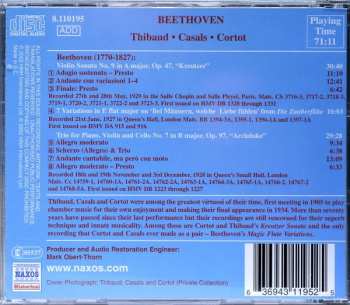 CD Ludwig van Beethoven: Archduke Trio / Kreutzer Sonata / Magic Flute Variations 538691