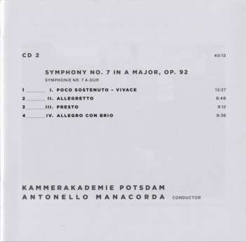 2CD Ludwig van Beethoven: Symphonies 1 / 2 / 7 424141