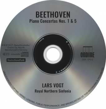 CD Ludwig van Beethoven: Piano Concertos Nos. 1 & 5 413841