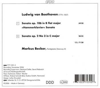 CD Ludwig van Beethoven: Hammerklaviersonate