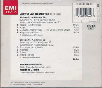 CD Ludwig van Beethoven: Symphonien Nr. 4 & 7 424203