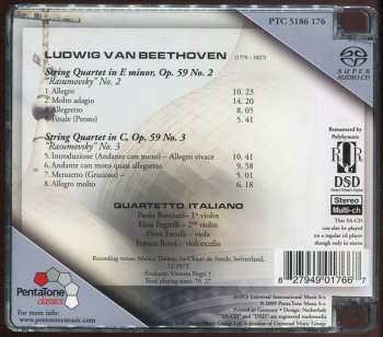 SACD Ludwig van Beethoven: String Quartets Op. 59 Nos. 2 & 3 "Rasumovsky" 426905