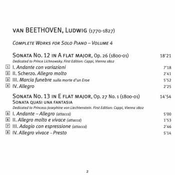 SACD Ludwig van Beethoven: Mondschein & Pastorale - Sonatas Opp. 26, 27 & 28 (Complete Works For Solo Piano - Volume 4) 414595