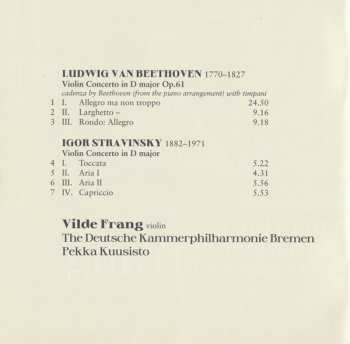 CD Ludwig van Beethoven: Violin Concertos 377818