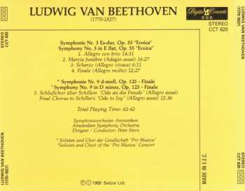 CD Ludwig van Beethoven: Symphonie Nr. 3 Es-Dur, Op. 55 Eroica - Symphonie Nr. 9 D-Moll, Op. 125 Finale 422858
