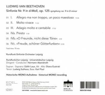 CD Ludwig van Beethoven: Sinfonie Nr. 9 428804