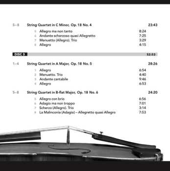 3CD Ludwig van Beethoven: The Early Quartets Vol 1