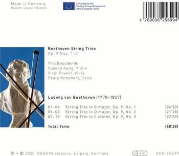 CD Ludwig van Beethoven: String Trios Op. 9 Nos. 1-3 430407