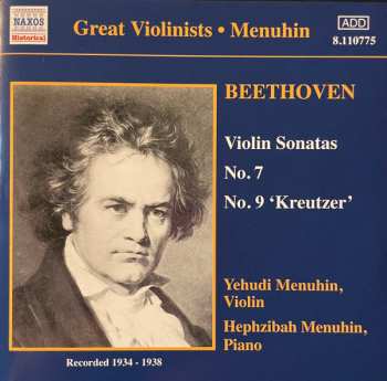 Album Ludwig van Beethoven: Violin Sonatas No.7 , No.9 "Kreutzer" 
