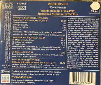 CD Ludwig van Beethoven: Violin Sonatas No.7 , No.9 "Kreutzer"  423398