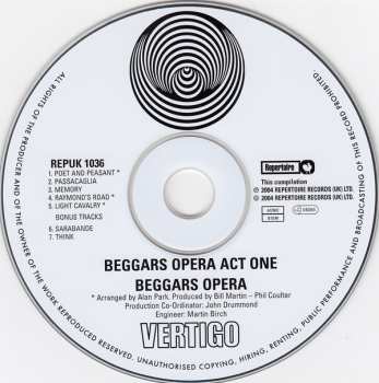 CD Beggars Opera: Act One 121941