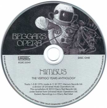 2CD Beggars Opera: Nimbus - The Vertigo Years Anthology 118241