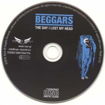 CD Beggars: The Day I Lost My Head DIGI 250892