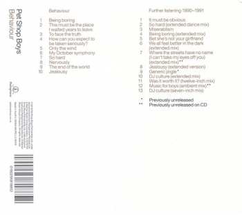 2CD Pet Shop Boys: Behaviour / Further Listening 1990–1991 3965