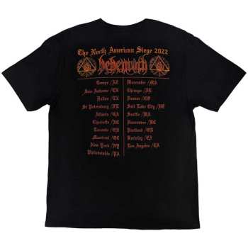 Merch Behemoth: Behemoth Unisex T-shirt: North American Tour '22 Puppet Master (back Print) (medium) M