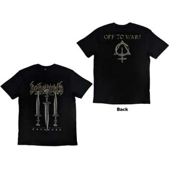 Merch Behemoth: Behemoth Unisex T-shirt: Off To War! (back Print) (small) S