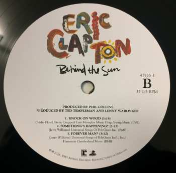 2LP Eric Clapton: Behind The Sun 3977