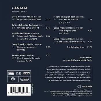 SACD Bejun Mehta: Cantata: Yet Can I Hear... 319834