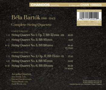2CD Béla Bartók: Complete String Quartets 316614