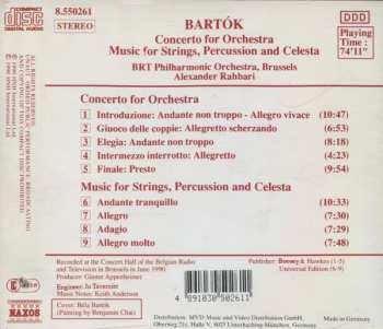 CD Béla Bartók: Concerto For Orchestra / Music For Strings, Percussion And Celesta 274913