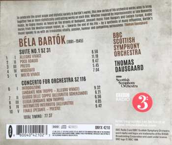 CD Béla Bartók: Concerto For Orchestra / Suite No.1 (Orchestral Works Volume 1) 338215