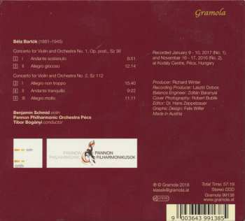 CD Béla Bartók: Die Violinkonzerte 500435