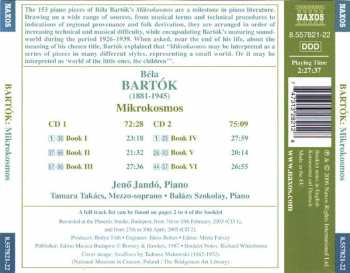 2CD Béla Bartók: Mikrokosmos (Complete) Books 1-6 326110