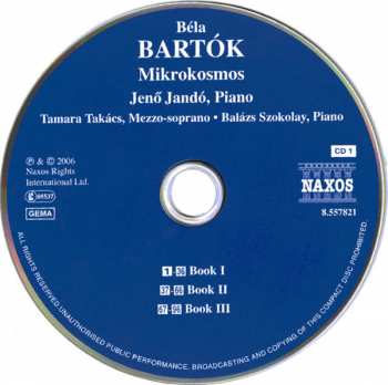 2CD Béla Bartók: Mikrokosmos (Complete) Books 1-6 326110