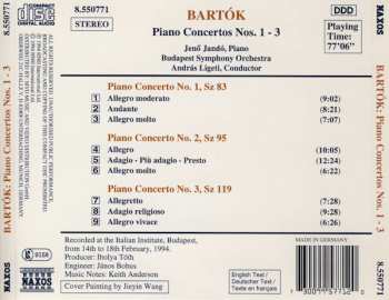 CD Béla Bartók: Piano Concertos Nos. 1-3 116033