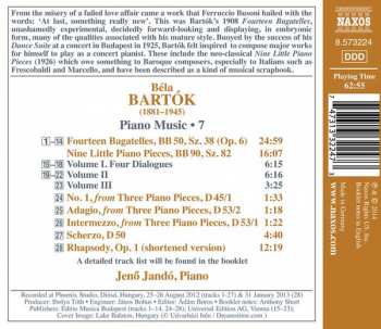 CD Béla Bartók: Piano Music · 7 339928
