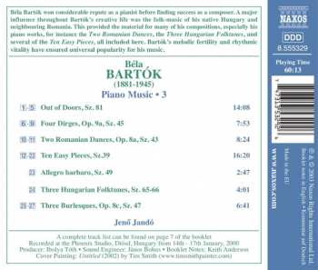 CD Béla Bartók: Piano Music, Vol. 3 334070