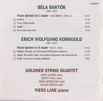 CD Béla Bartók: Piano Quintets 336768