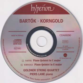 CD Béla Bartók: Piano Quintets 336768