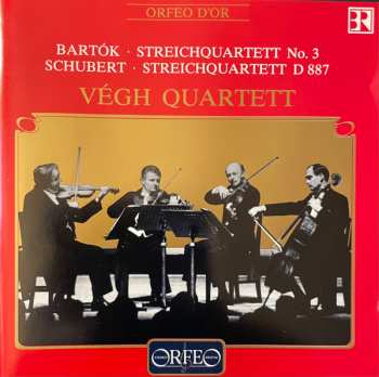 Album Béla Bartók: Streichquartett N°3 / Streichquartett D 887