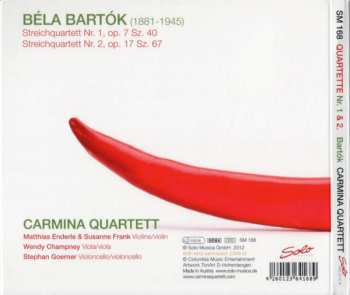 CD Béla Bartók: Streichquartette Nr. 1 & 2 387617