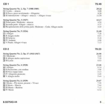 2CD Béla Bartók: String Quartets (Complete) 327982