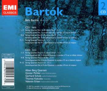 2CD Béla Bartók: String Quartets 1-6 49706