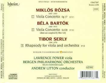 CD Béla Bartók: Viola Concertos 322787