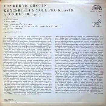 LP Bella Davidovich: Koncert Č. 1 E Moll Pro Klavír A Orchestr, Op. 11 365343