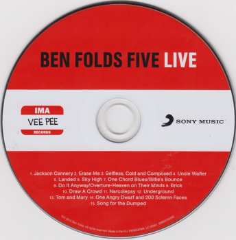 CD Ben Folds Five: Ben Folds Five Live 435536