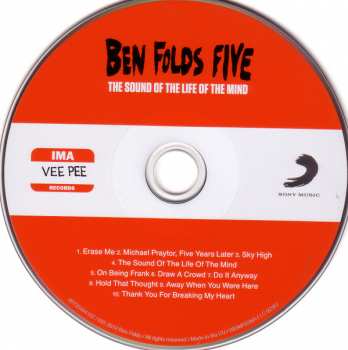 CD Ben Folds Five: The Sound Of The Life Of The Mind DIGI 436400