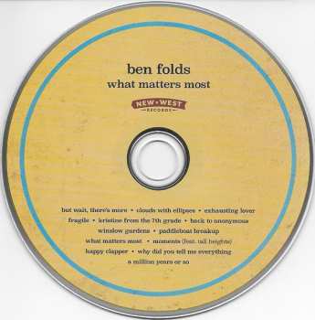 CD Ben Folds: What Matters Most DLX | LTD 463044