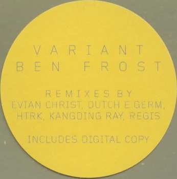 LP Ben Frost: Variant LTD