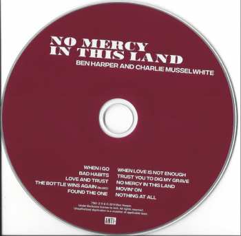CD Ben Harper: No Mercy In This Land 25427