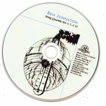CD Ben Johnston: String Quartets Nos. 1,  5, & 10 146351