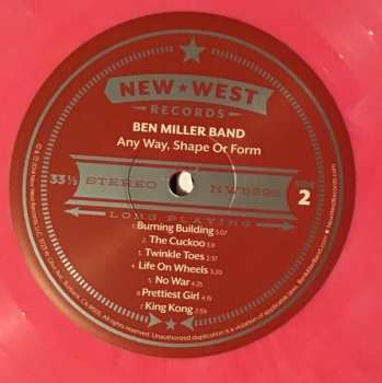 LP Ben Miller Band: Any Way, Shape Or Form CLR 66167
