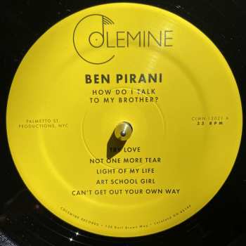 LP Ben Pirani: How Do I Talk To My Brother? 70521