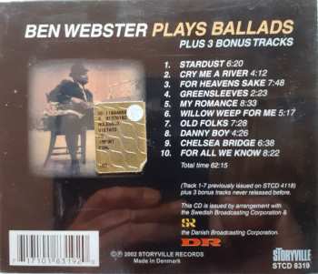 CD Ben Webster: Plays Ballads 519121